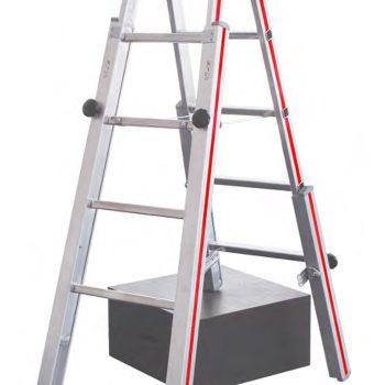 Escaleras dobles 4 Escalera doble para colocación en desniveles