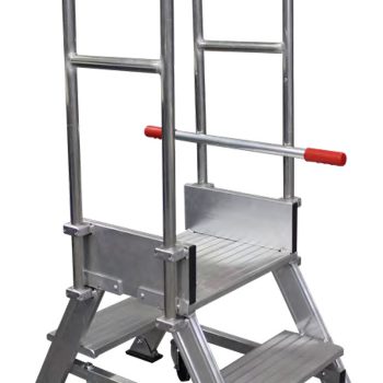Plataforma móvil de doble acceso