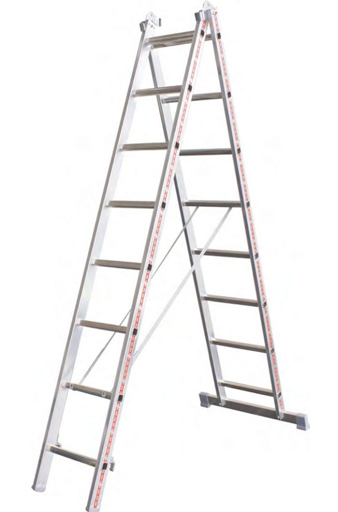 Escalera transformable 2 tramos