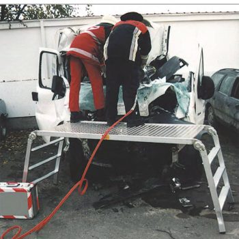 Plataformas plegables 7 Plataforma de trabajo y salvamento
