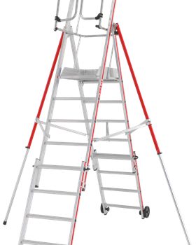 Escaleras con plataforma en seguridad 12 8484EE-3